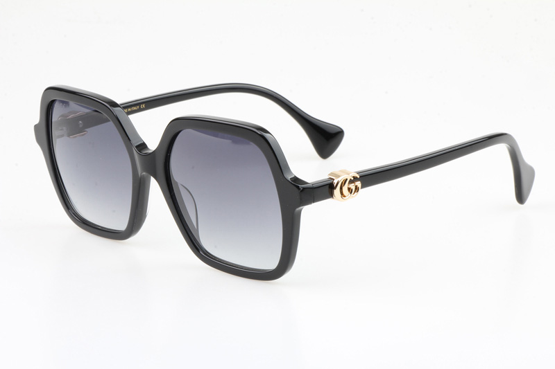 GG1072S Sunglasses Black Gradient Gray