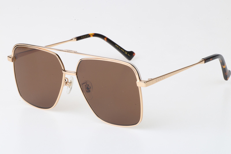 GG1099SA Sunglasses In Gold Brown