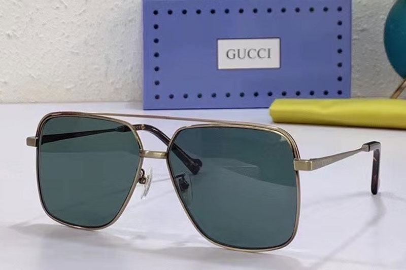 GG1099SA Sunglasses In Gold Green