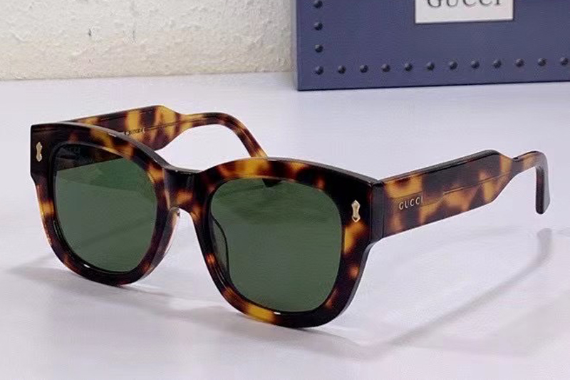 GG1110S Sunglasses In Tortoise Green