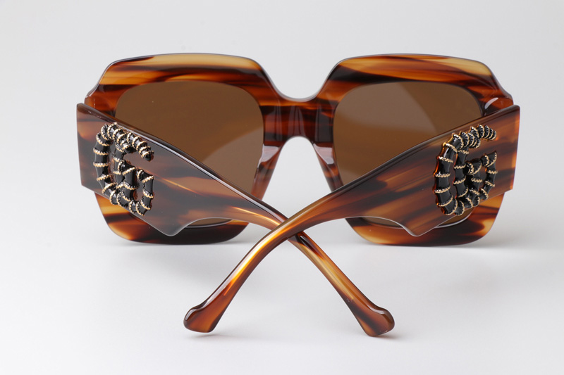 GG1127S Sunglasses Tortoise Brown