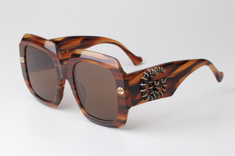 GG1127S Sunglasses Tortoise Brown