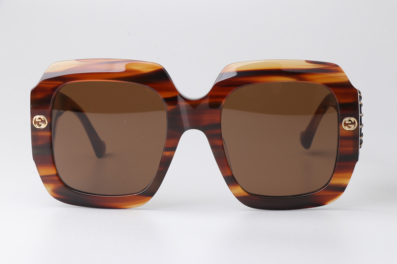 GG1127S Sunglasses Tortoise Brown