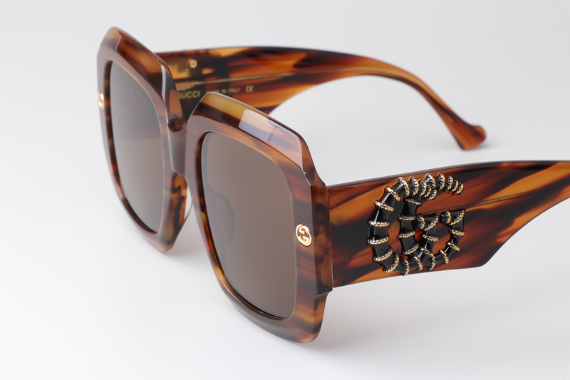 GG1127S Sunglasses Tortoise Brown