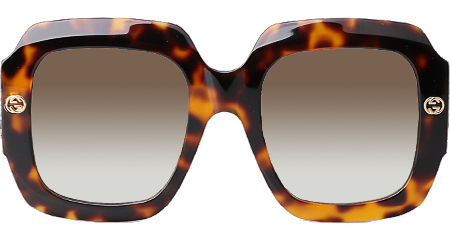 GG1127S Sunglasses Tortoise Gradient Brown