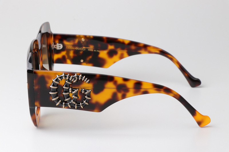 GG1127S Sunglasses Tortoise Gradient Brown