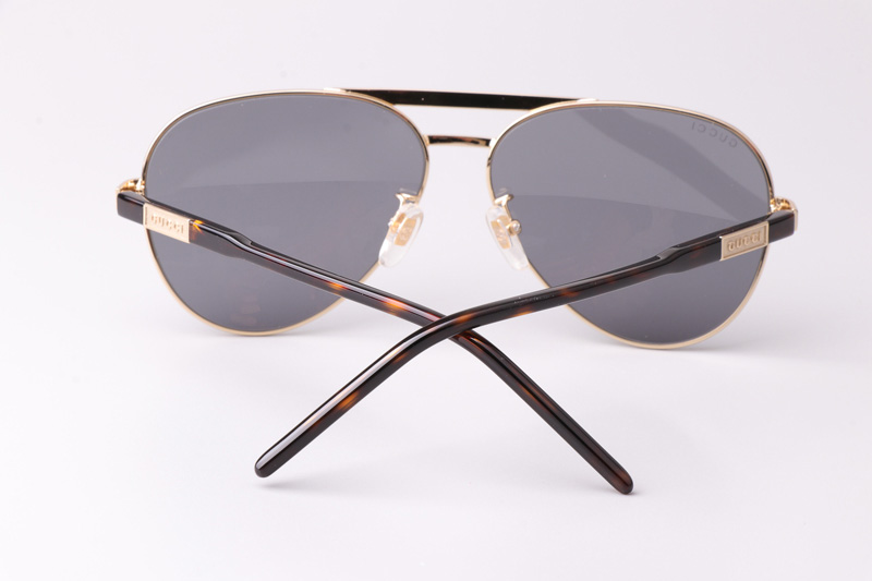 GG1163S Sunglasses Gold Tortoise Gray