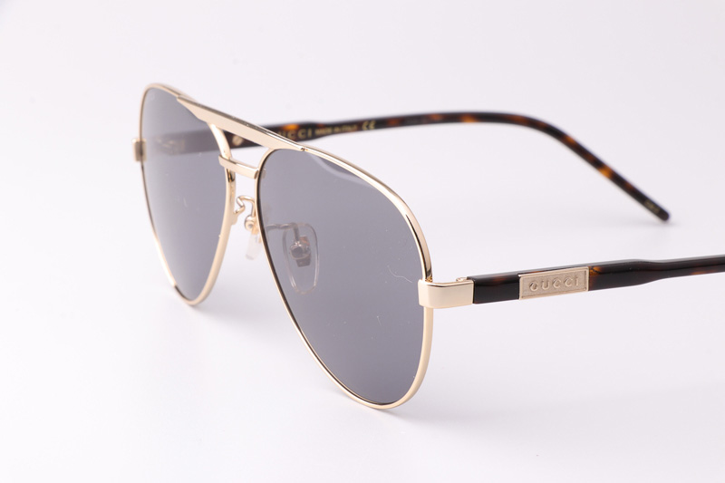 GG1163S Sunglasses Gold Tortoise Gray