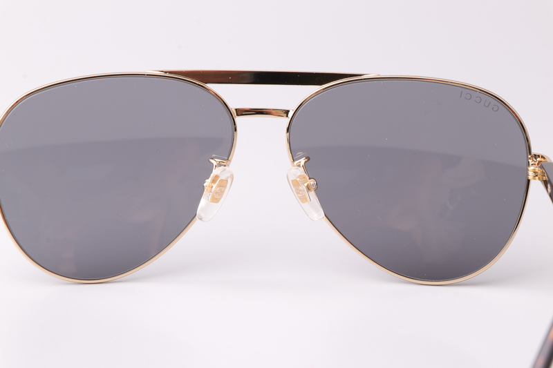 GG1163S Sunglasses Gold Tortoise Gray