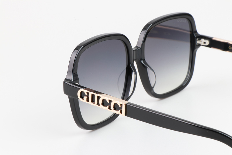 GG1189S Sunglasses Black Gradient Gray