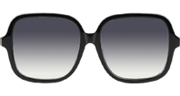 GG1189S Sunglasses Black Gradient Gray