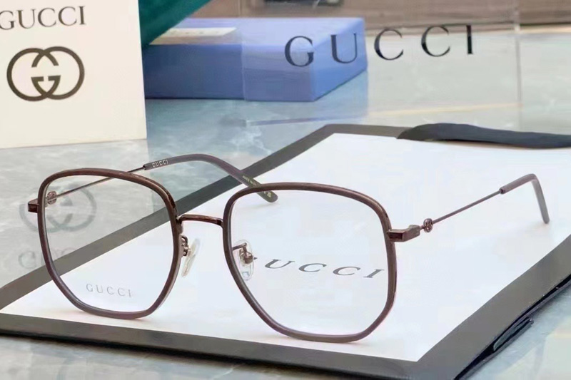 GG1197OA Eyeglasses In Coffee Grey