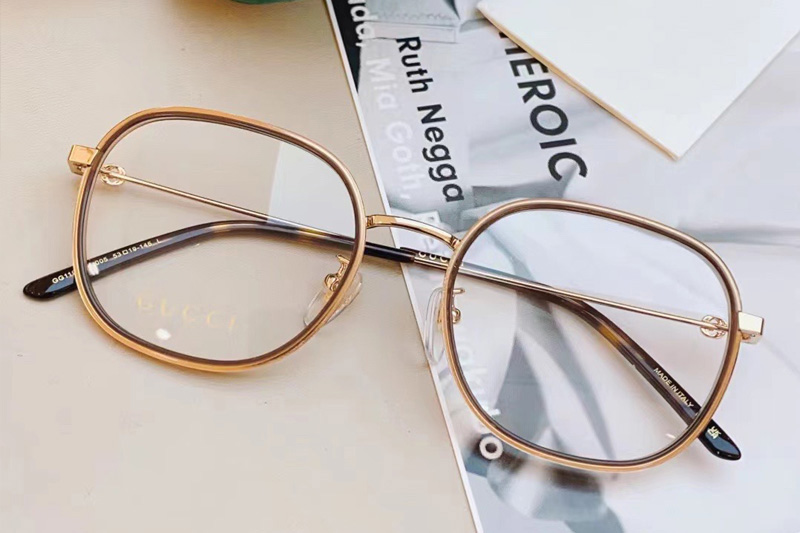 GG1198OA Eyeglasses In Brown Tortoise
