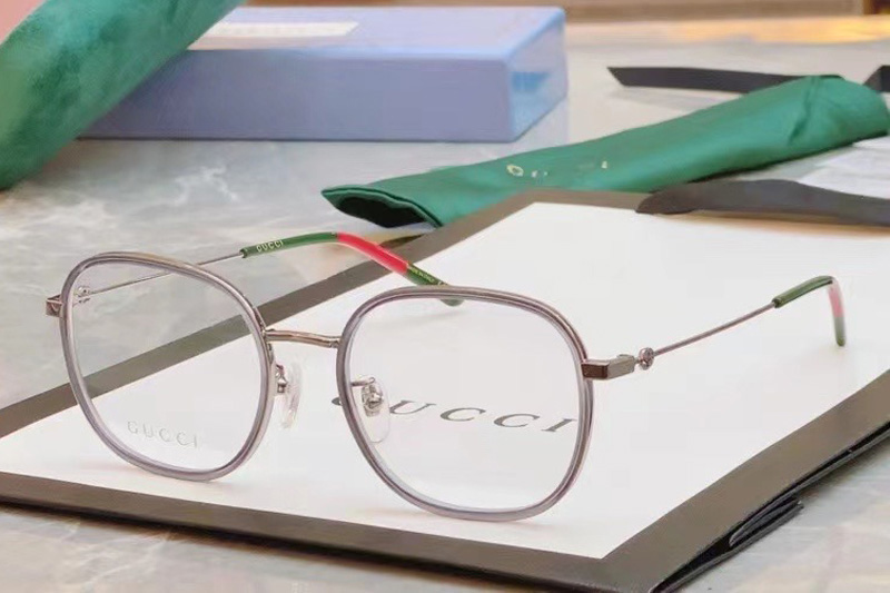 GG1198OA Eyeglasses In Grey Green Red