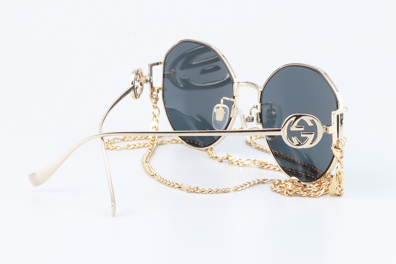 GG1206SK Sunglasses Gold Gray