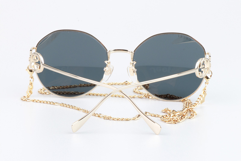 GG1206SK Sunglasses Gold Gray