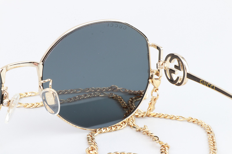 GG1206SK Sunglasses Gold Gray