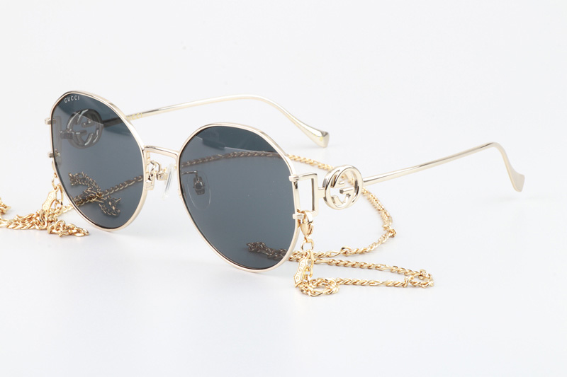 GG1206SK Sunglasses Gold Gray