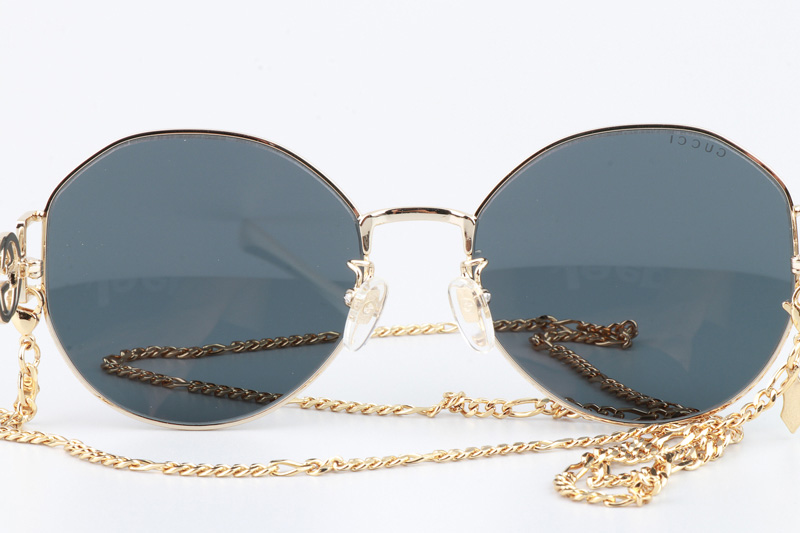 GG1206SK Sunglasses Gold Gray