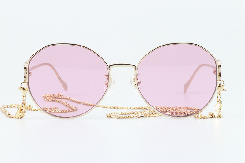 GG1206SK Sunglasses Gold Pink