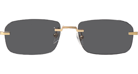 GG1221S Sunglasses Gold Black Gray