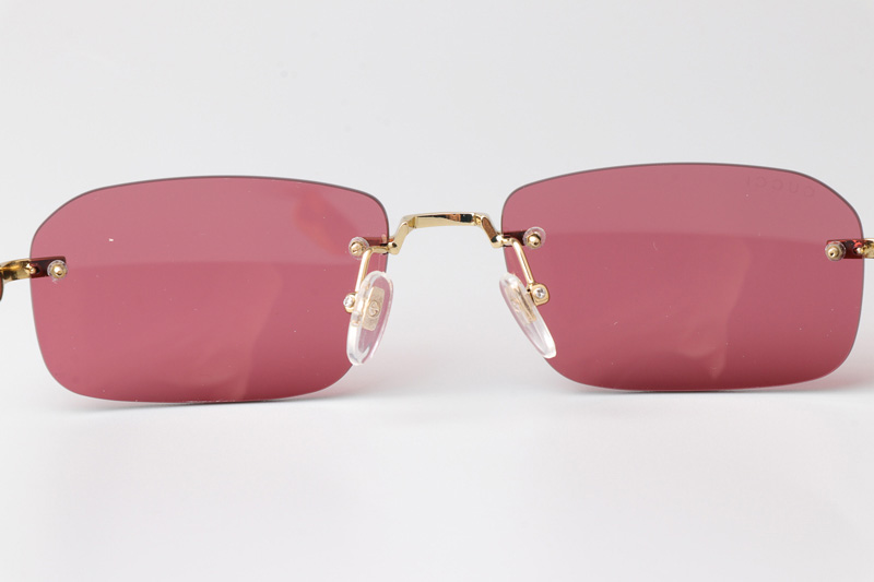 GG1221S Sunglasses Gold Tortoise Pink