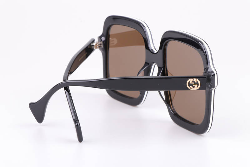 GG1241S Sunglasses Black Brown