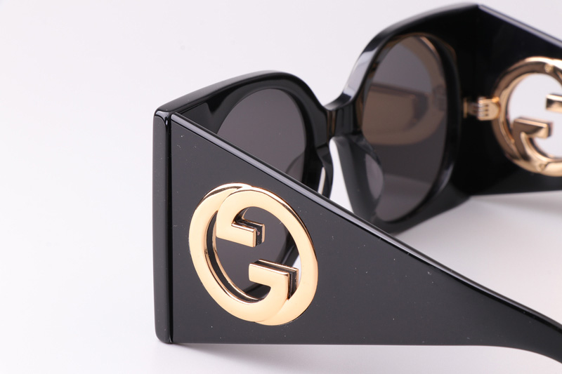 GG1254S Sunglasses Black Gray