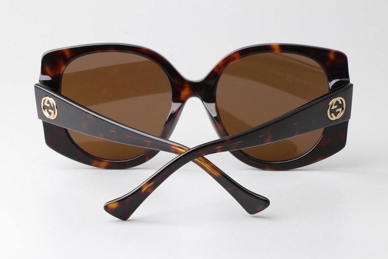 GG1257S Sunglasses Tortoise Brown