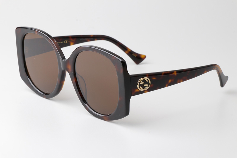 GG1257S Sunglasses Tortoise Brown
