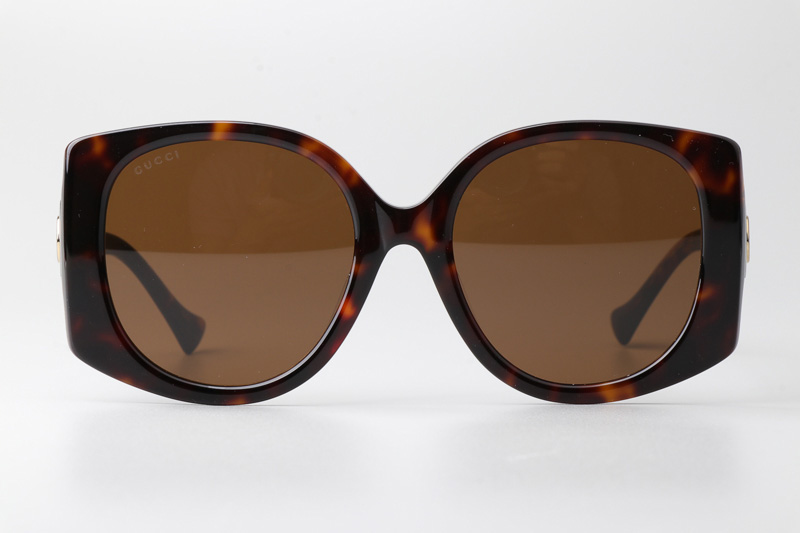 GG1257S Sunglasses Tortoise Brown