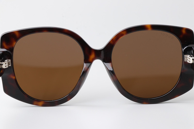 GG1257S Sunglasses Tortoise Brown