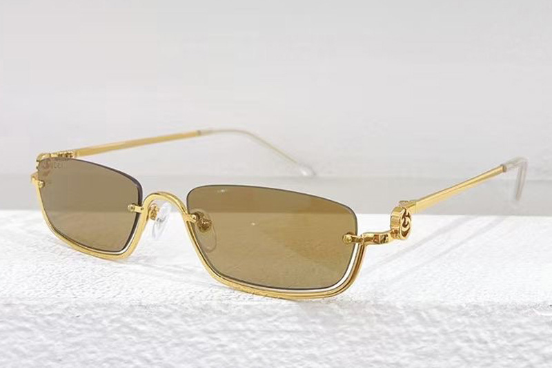 GG1278S Sunglasses In Gold Brown