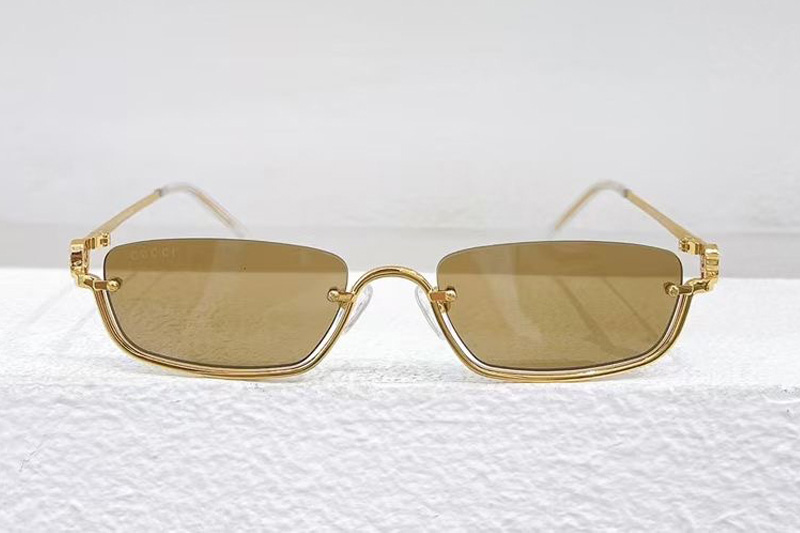 GG1278S Sunglasses In Gold Brown