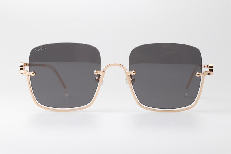 GG1279S Sunglasses Gold Gray