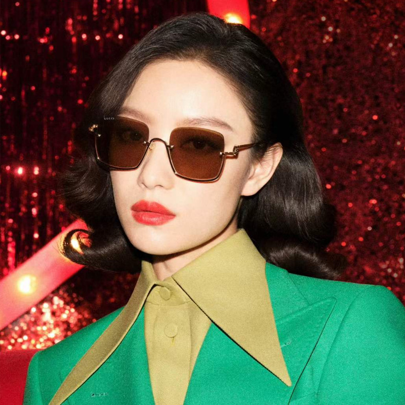 GG1279S Sunglasses In Gold Brown
