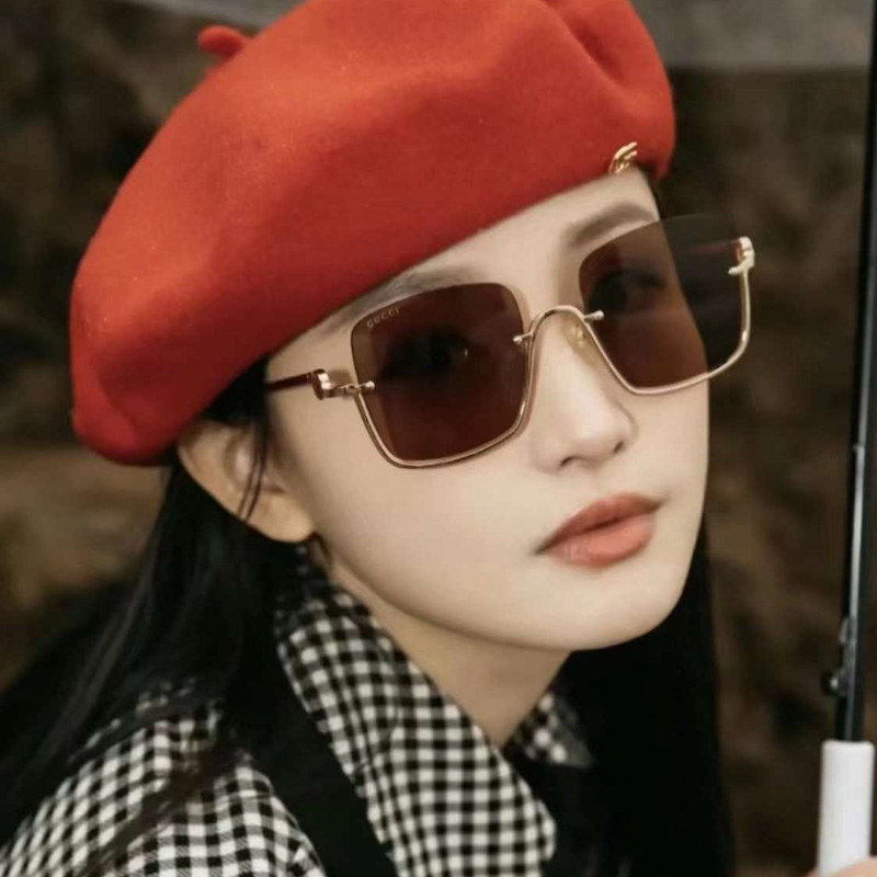 GG1279S Sunglasses In Gold Brown