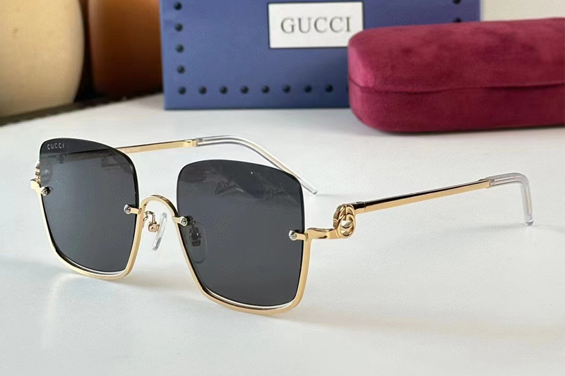 GG1279S Sunglasses In Gold Grey