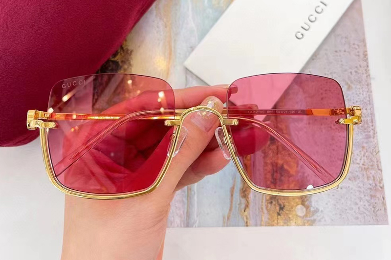 GG1279S Sunglasses In Gold Pink