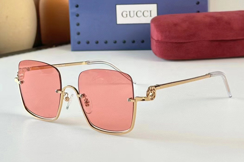 GG1279S Sunglasses In Gold Pink