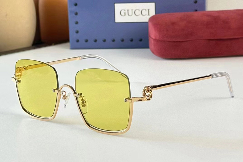 GG1279S Sunglasses In Gold Yellow