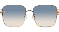 GG1295S Sunglasses Gold Green Gradient Blue