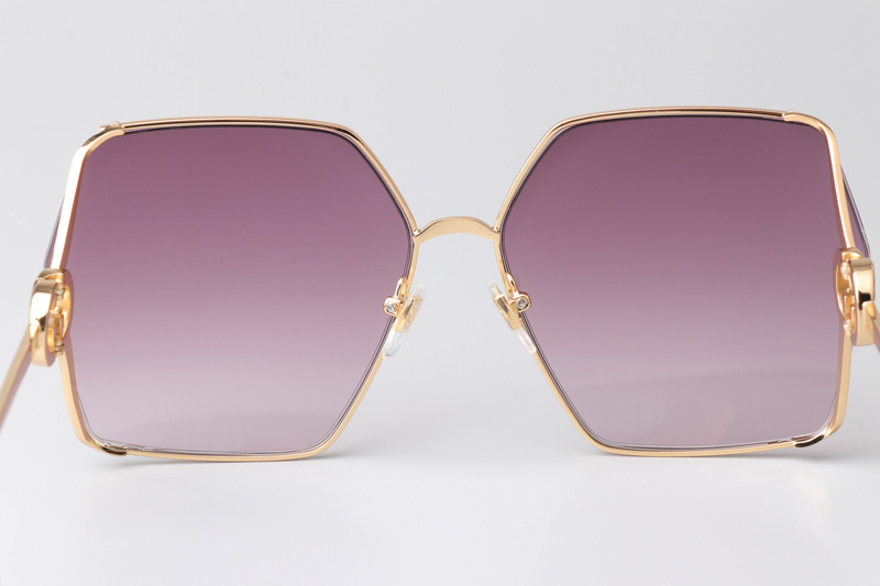 GG1322SA Sunglasses Gold Gradient Pink