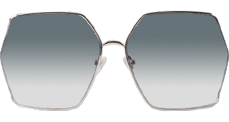 GG1322SA Sunglasses Silver Gradient Gray