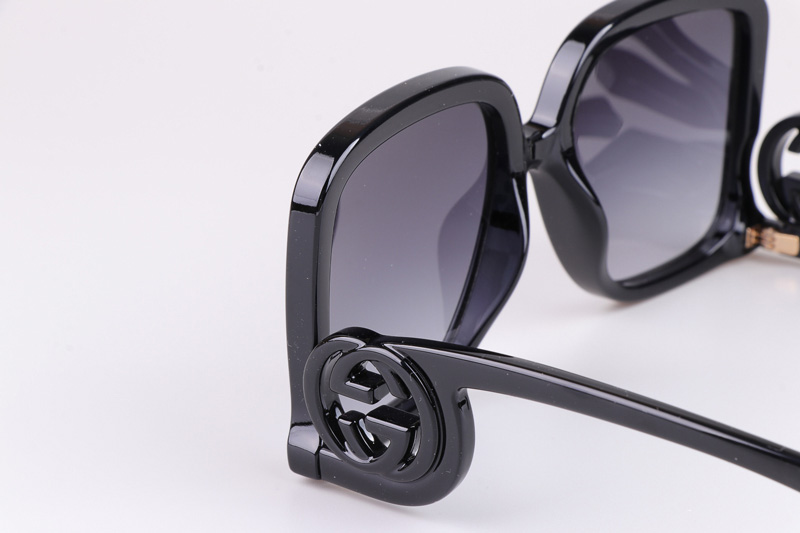 GG1326S Sunglasses Black Gradient Gray