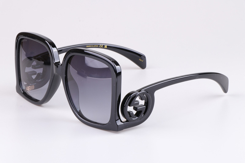 GG1326S Sunglasses Black Gradient Gray