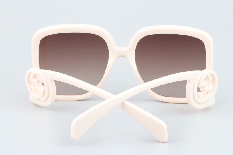 GG1326S Sunglasses Cream Gradient Brown