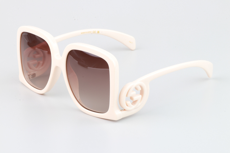 GG1326S Sunglasses Cream Gradient Brown
