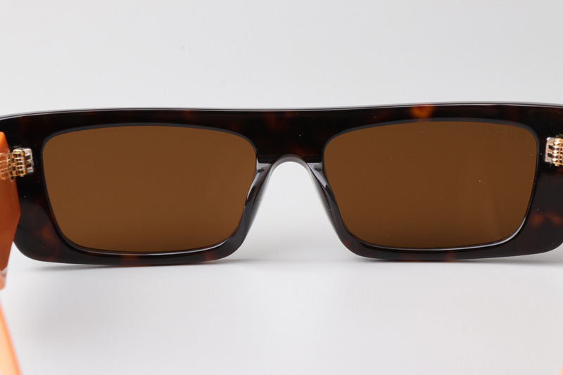 GG1331S Sunglasses Tortoise Orange Brown