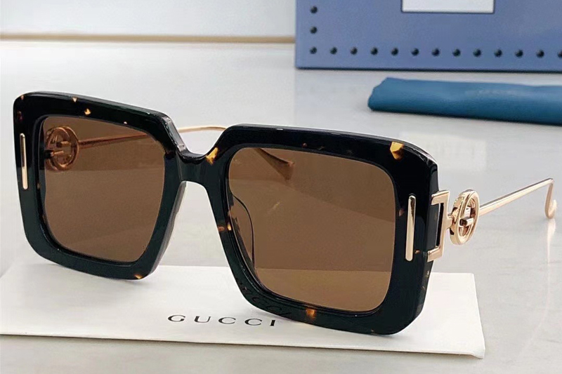 GG1390S Sunglasses In Tortoise Gold